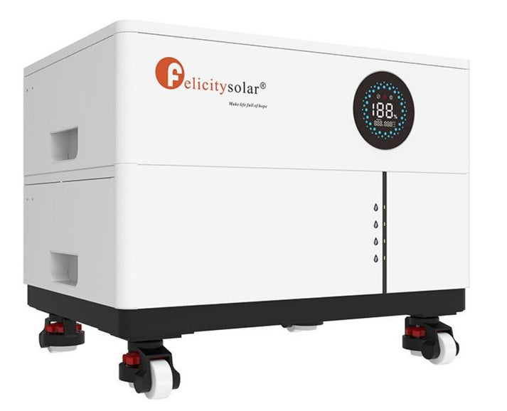 Art. 5435 - 14Kw 3-Phasen Titan Solar Mars Hybrid Inverter Wifi mit ISM Computer und 10,24 kWh Titan Solar Felicity Niedervolt Stapelspeicher