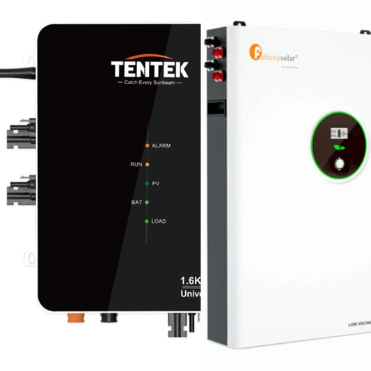 Art. 1602 - TENTEK EMS Controller 1.6kW, Smart Meter, Felicity 10kWh Speicher (+Anschlusskabel!) NEU
