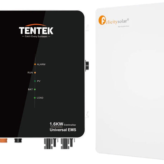 Art. 1601 - TENTEK EMS Controller 1.6kW, Smart Meter, Felicity 5kWh Speicher (+Anschlusskabel!) NEU