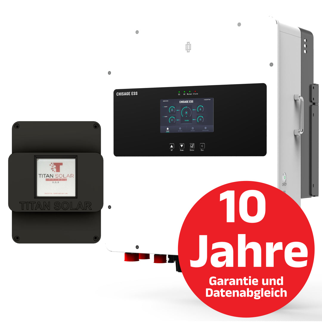 Art. 1502 - 14Kw Titan Total Startset mit 14Kw Chisage Mars Hybrid Inverter und Titan Solar ISM Steuercomputer