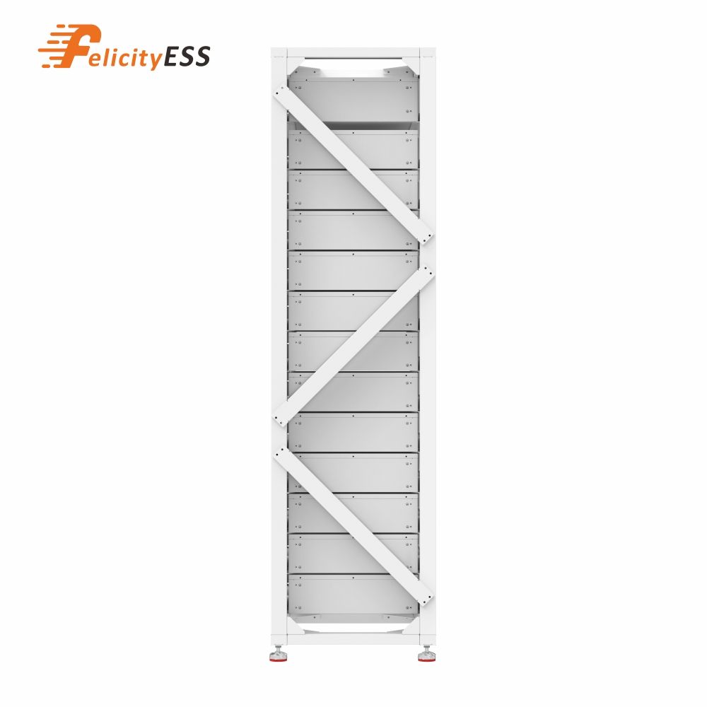 Nr. 1810 Rack mit einem BMS Modul und 2x5kWh Rackmodulen (Optional bis 12x5kWh) Speicher mit Anti-Feuer-Funktion NEU