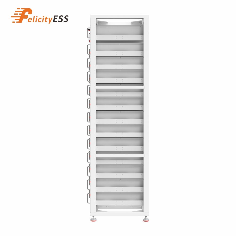 Nr. 1810 Rack mit einem BMS Modul und 2x5kWh Rackmodulen (Optional bis 12x5kWh) Speicher mit Anti-Feuer-Funktion NEU