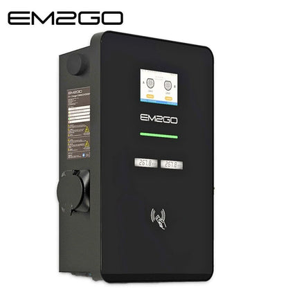 Art. EMN044ADS0GM / EMN044ADS0GMB - AC Wallbox Duo Power 2x 22kW Typ 2 Buchse LAN/WiFi/4G/RFID/OCPP/MODBUS/MID +RCBO +Backend